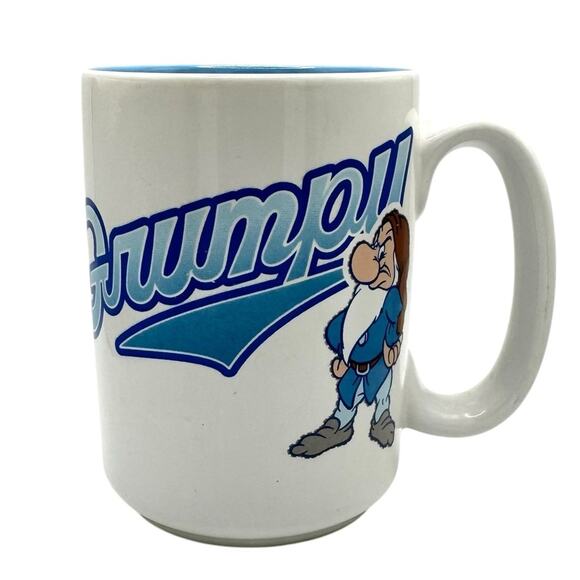 VTG Grumpy Mug Disney Store Exclusive Seven Dwarves Snow White 16 oz Coffee Tea - Picture 1 of 6